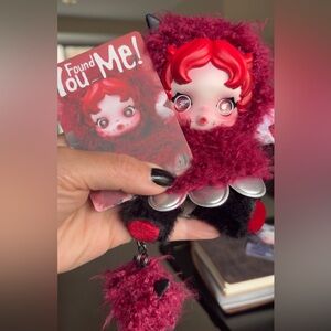 Chomp Skull Panda You Found Me! Popmart. No box no bag. Doll and card.